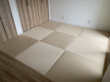 ダイケン健やかおもて 和紙表 施工例 畳 たたみ のことなら栃木県芳賀郡市貝町の高田畳店へ 真岡市 芳賀郡内 那須烏山市の畳替えはお任せください