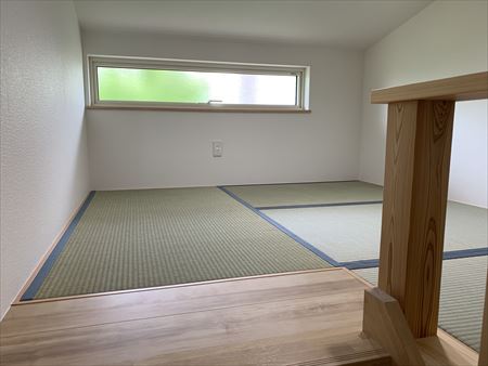 お洒落なロフト風和室に畳を納品しました たたみのあるくらし 高田畳店のブログ 畳 たたみ のことなら栃木県芳賀郡市貝町の高田畳 店へ 真岡市 芳賀郡内 那須烏山市の畳替えはお任せください